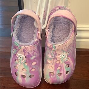 Capelli of New York Unicorn Kids crocs/clogs - Pink and Purple